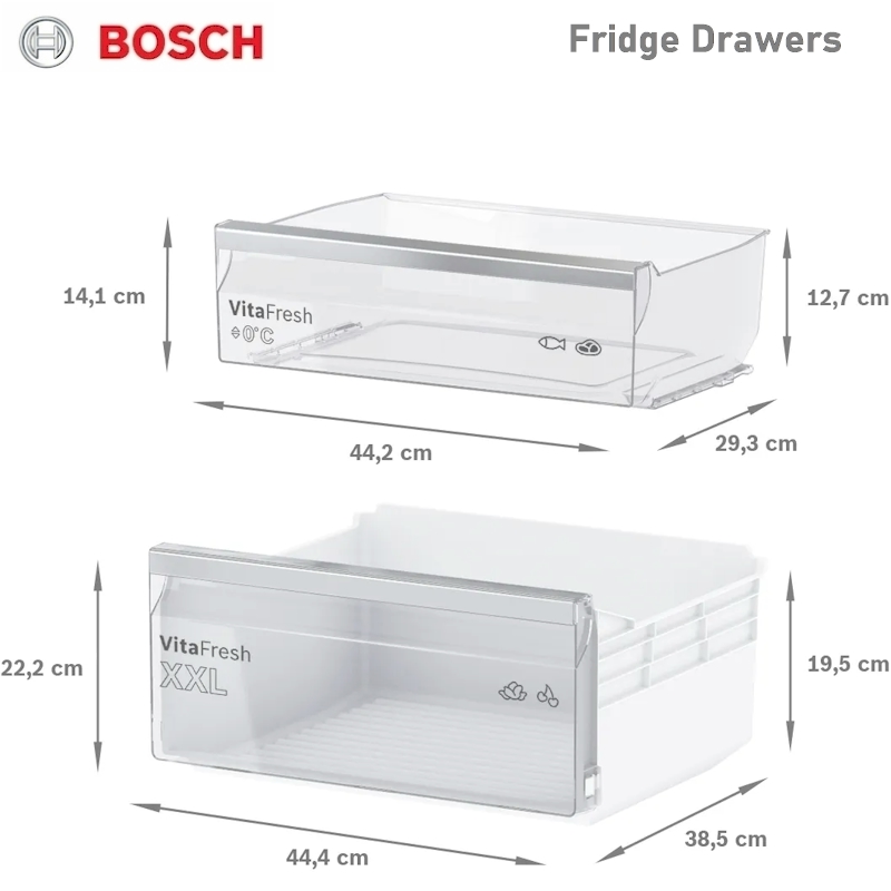 Integrated Fridge Freezers Bosch Serie4 6040 Builtin Frost Free