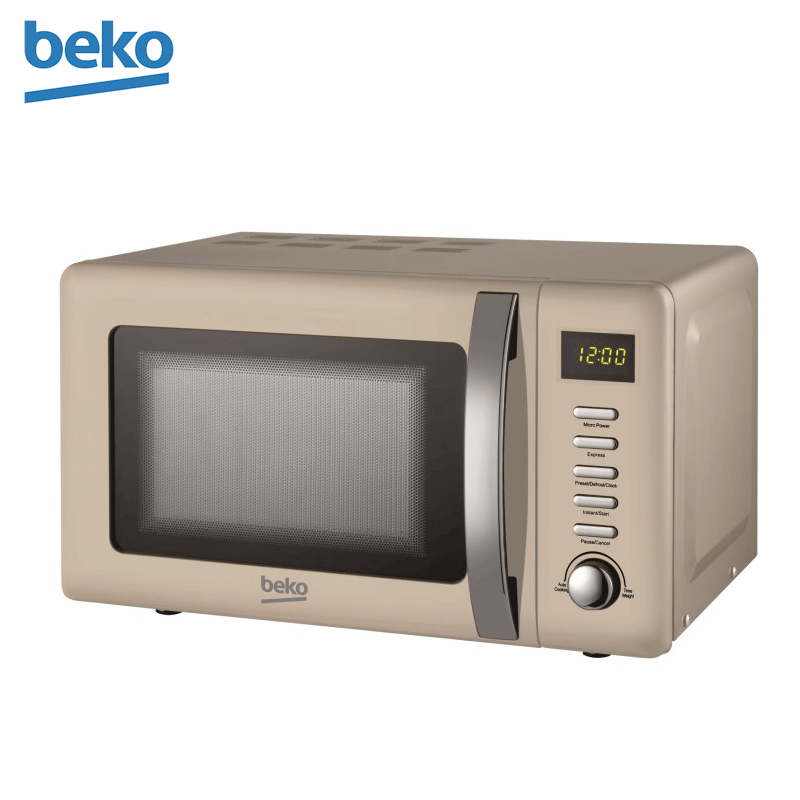 Microwave Only: Beko Retro Style Cream 20L 800W Microwave Oven (MOC20200C)